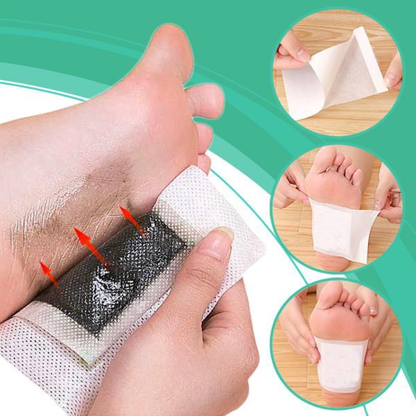 PARCHES DETOX PARA PIES CON FÓRMULA NATURAL -10 unidades