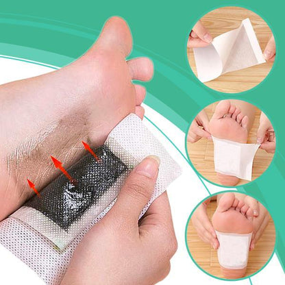 PARCHES DETOX PARA PIES CON FÓRMULA NATURAL -10 unidades