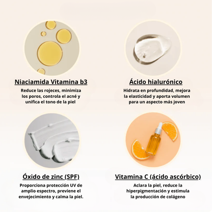 InfiniteGlow™ SPF50+ Base de Maquillaje 4 en 1