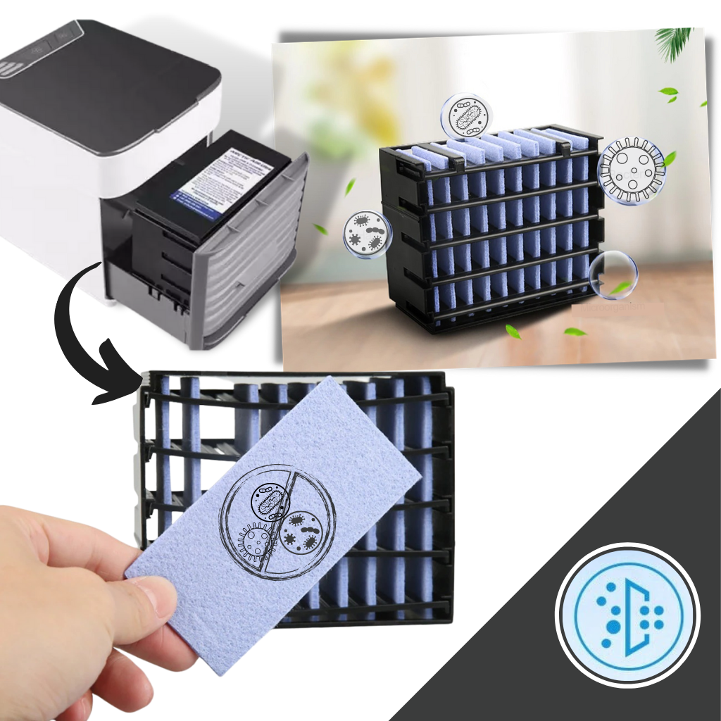 Mini climatizador portátil 3 en 1