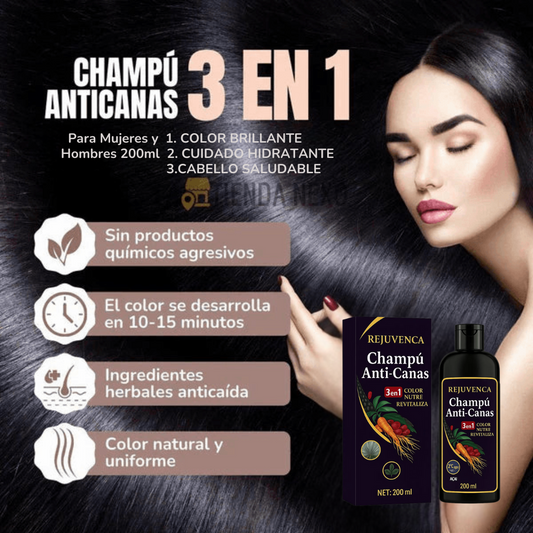 Rejuvenca™ - Champú AntiCanas 100ml