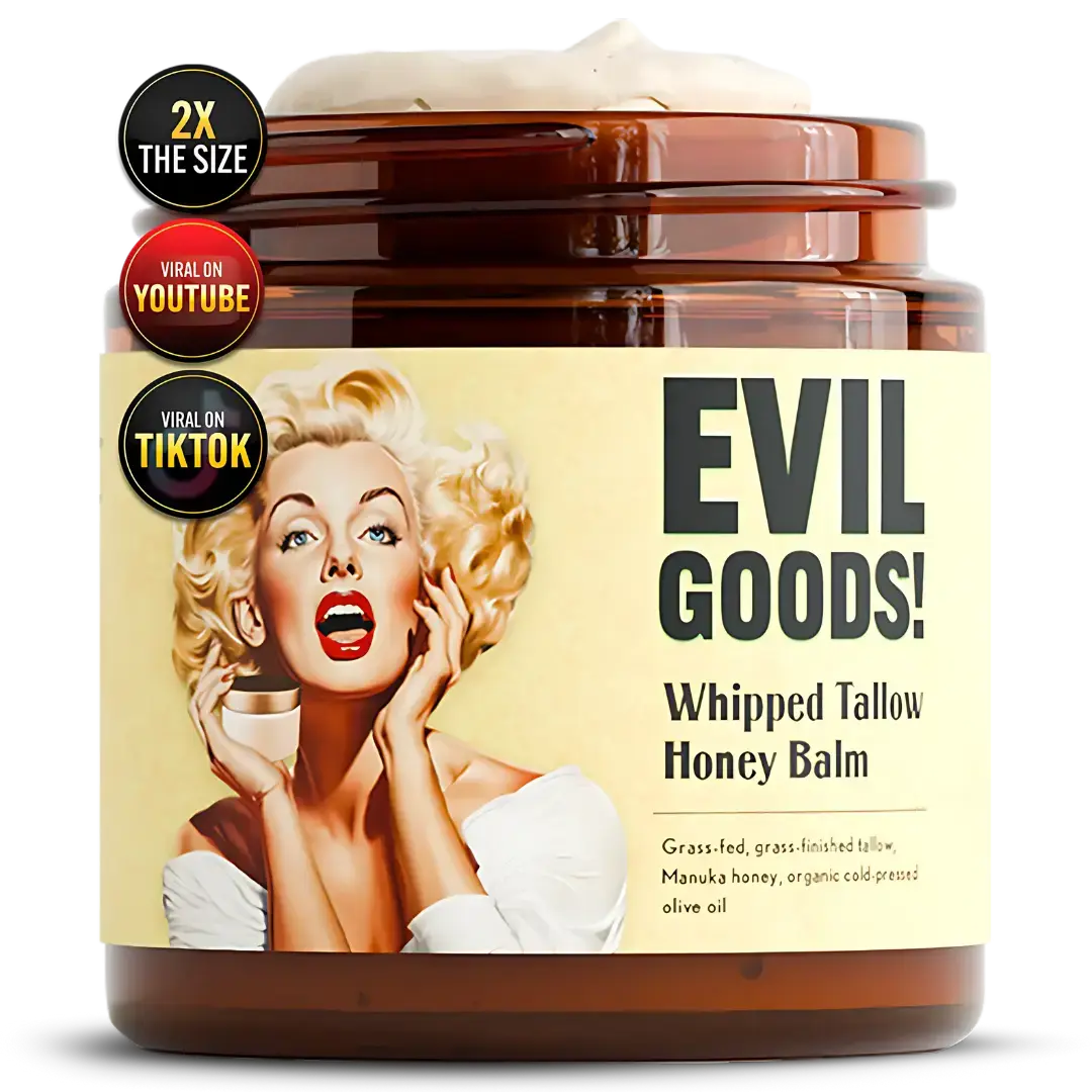 Bálsamo Facial Natural de Sebo y Miel - Envase de Vidrio