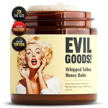 Bálsamo Facial Natural de Sebo y Miel - Envase de Vidrio