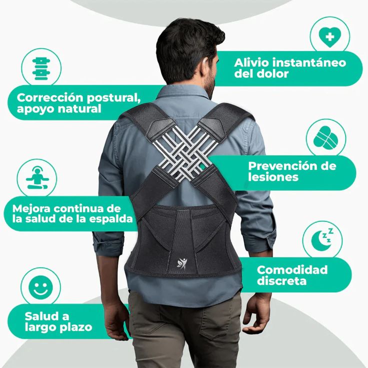 CORRECTOR DE POSTURA ORTOPEDICO – ALIVIO PARA ESPALDA Y HOMBROS