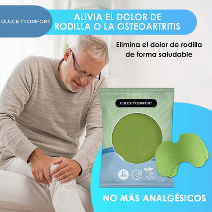 BioComfort® Parches Naturales para Dolor de Rodilla- 4 unidades