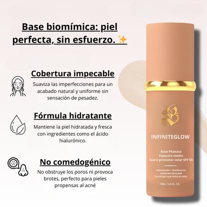 InfiniteGlow™ SPF50+ Base de Maquillaje 4 en 1